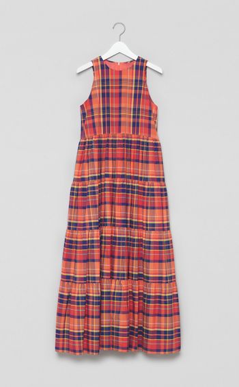 アメリカンスリーブマキシワンピース