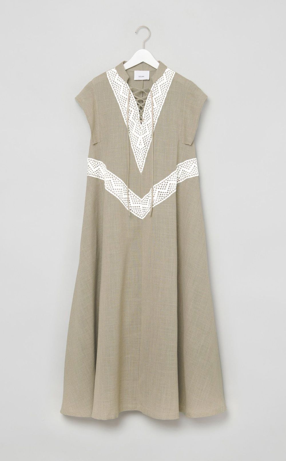 リネンカフタンワンピース