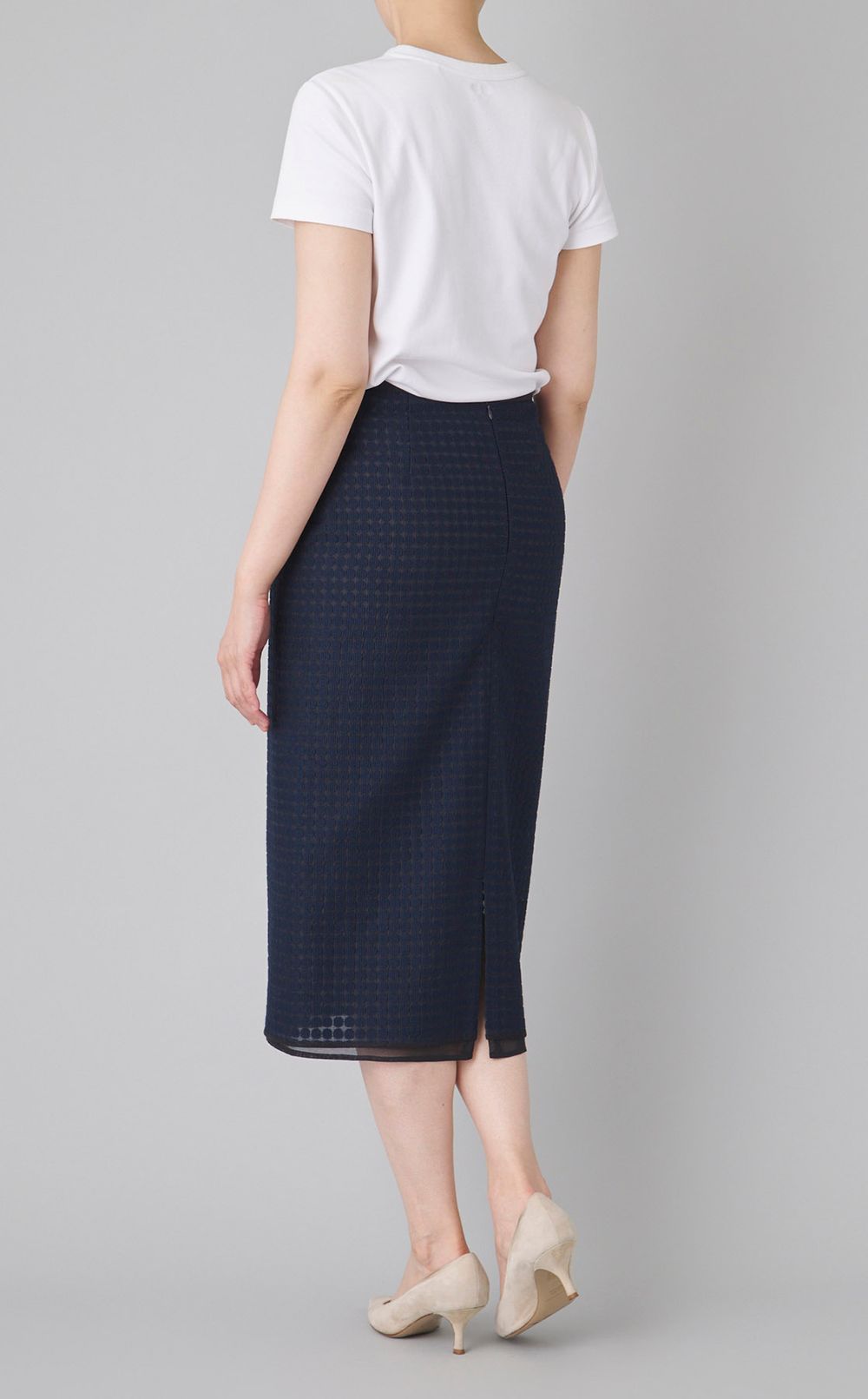 ドットタイトスカート