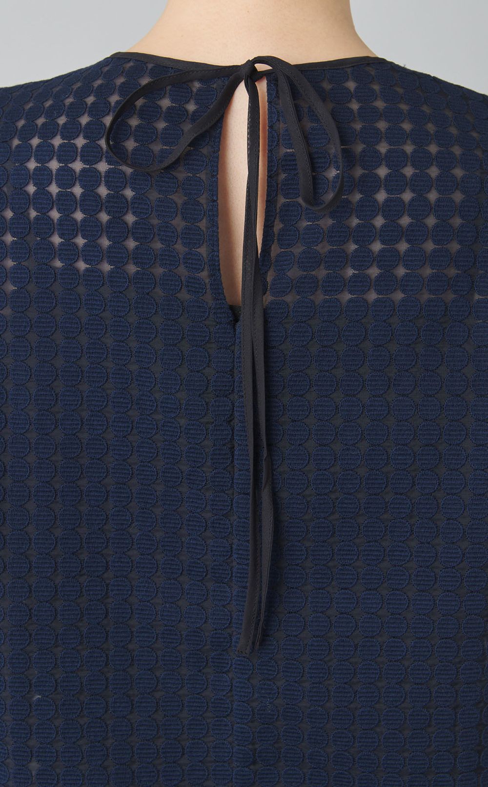 ドットハーフスリーブプルオーバー