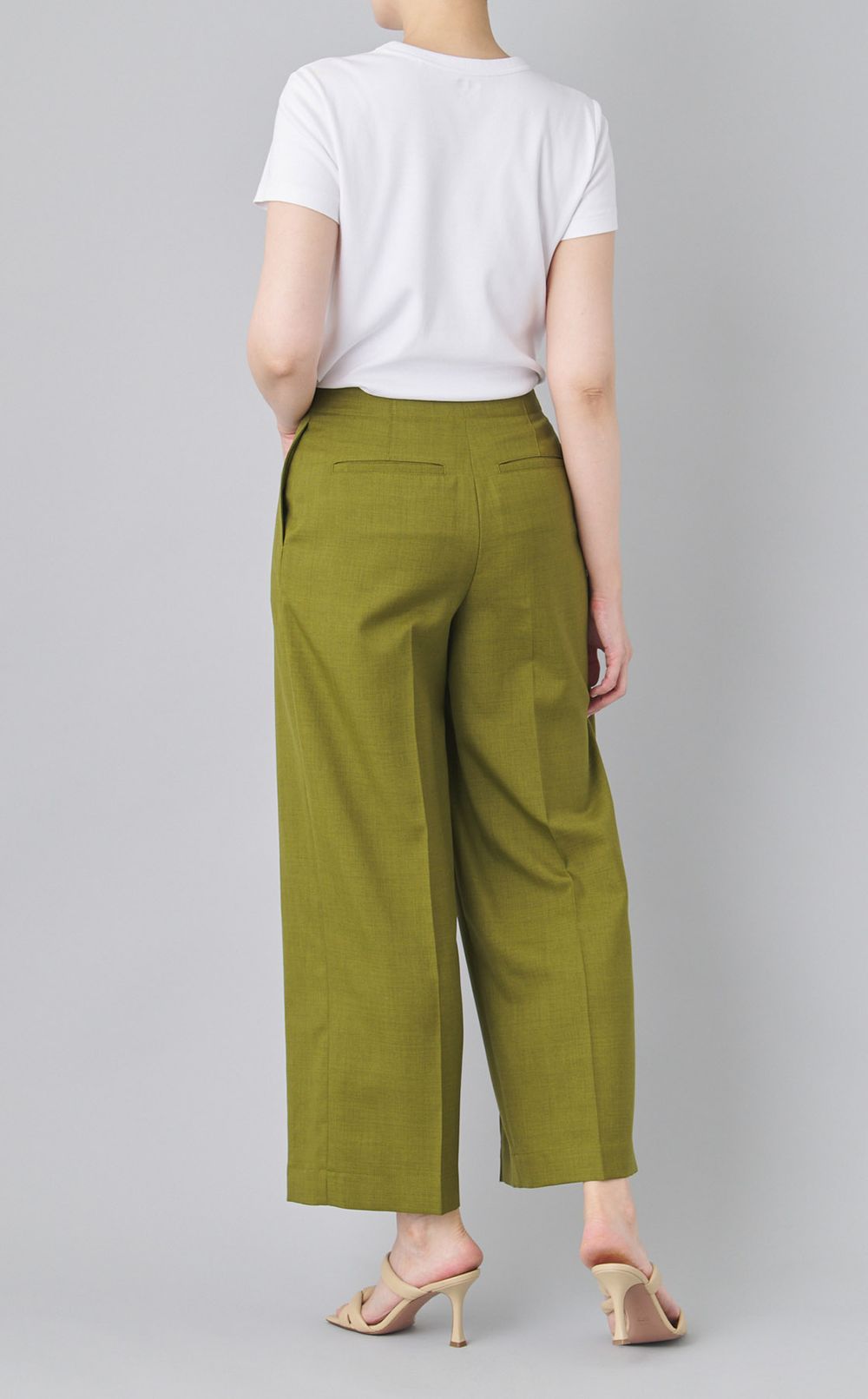 ツイルプリーツパンツ