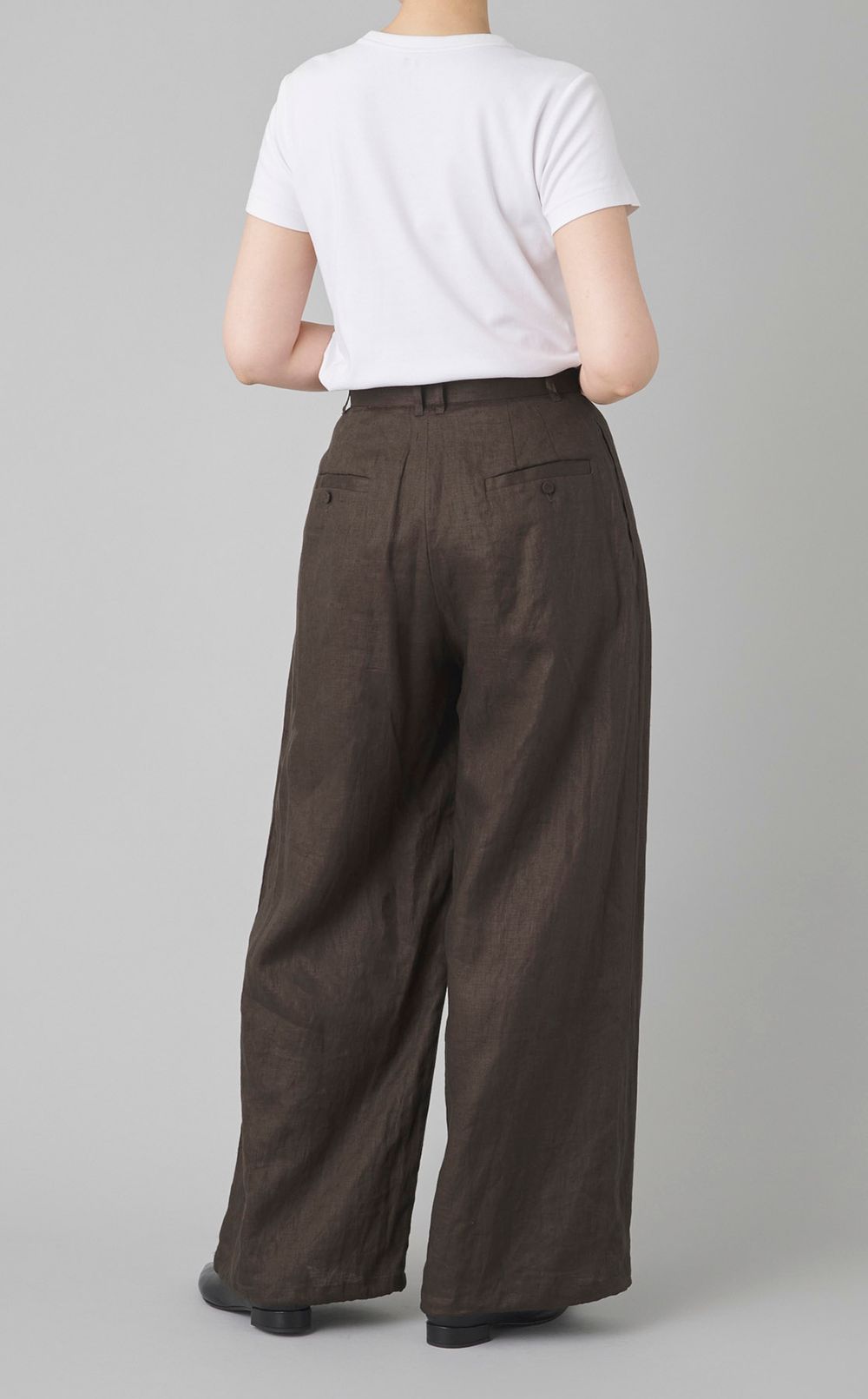 ドロストヘムリネンワイドパンツ