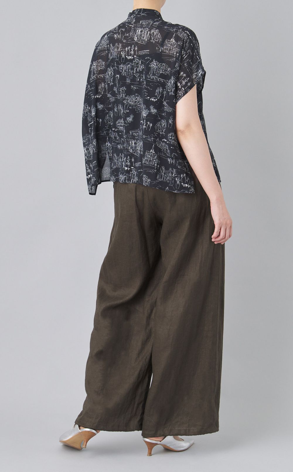 ランドスケーププリントシャツ