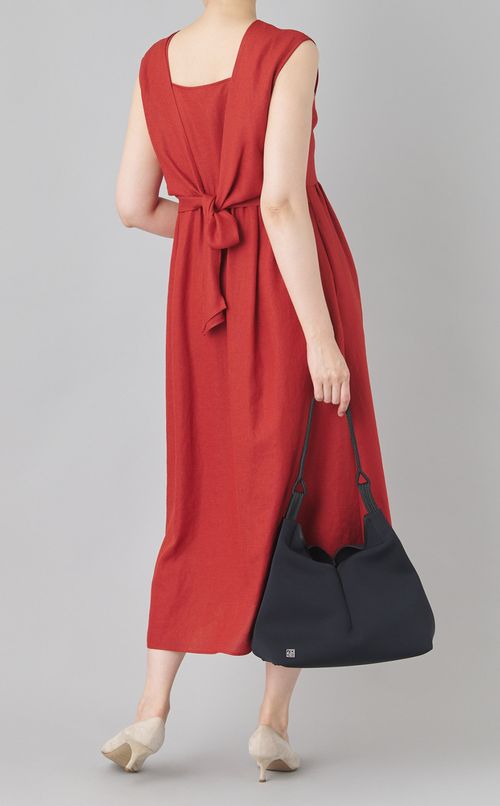 スラブバックリボンワンピース