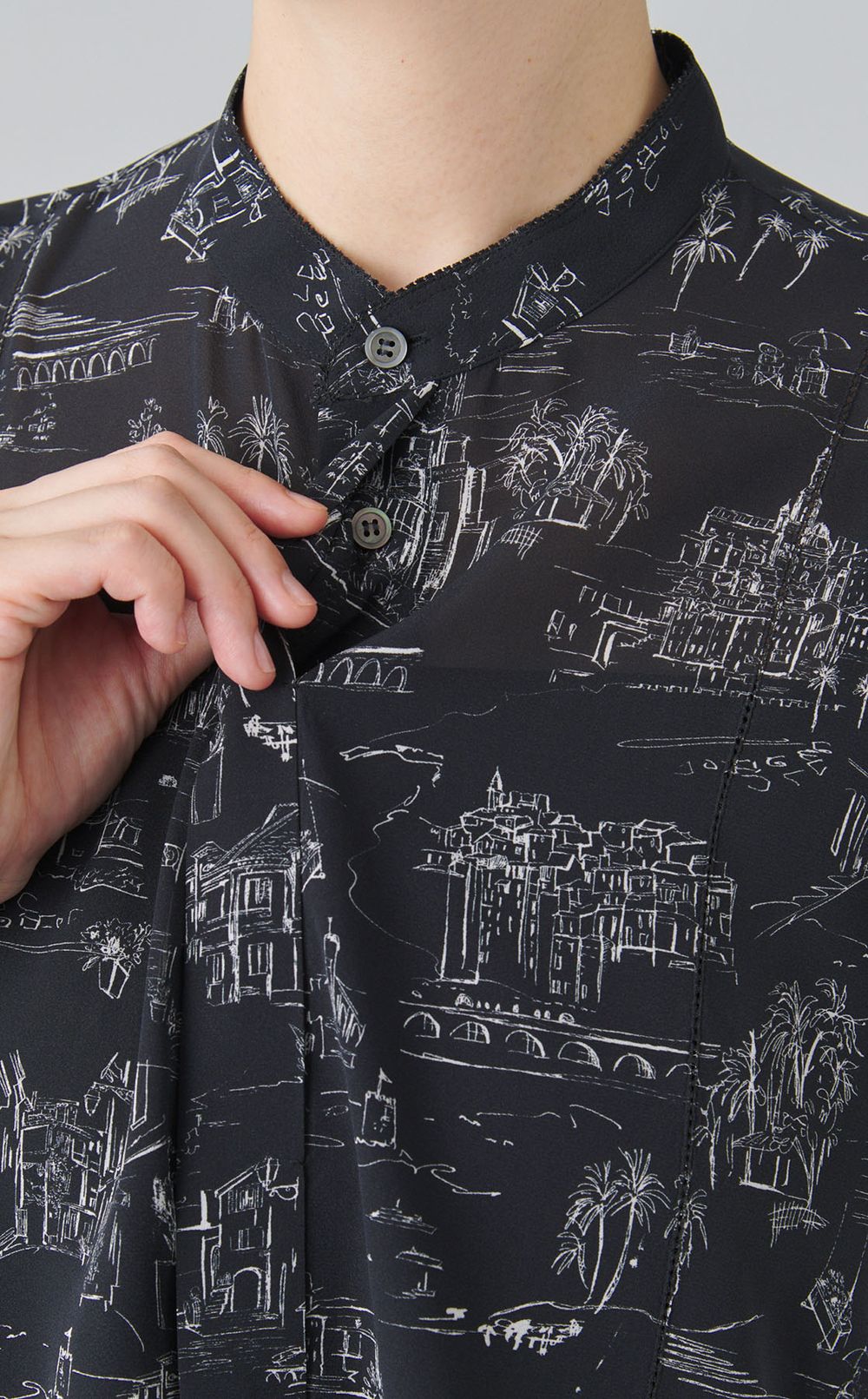 ランドスケーププリントシャツ