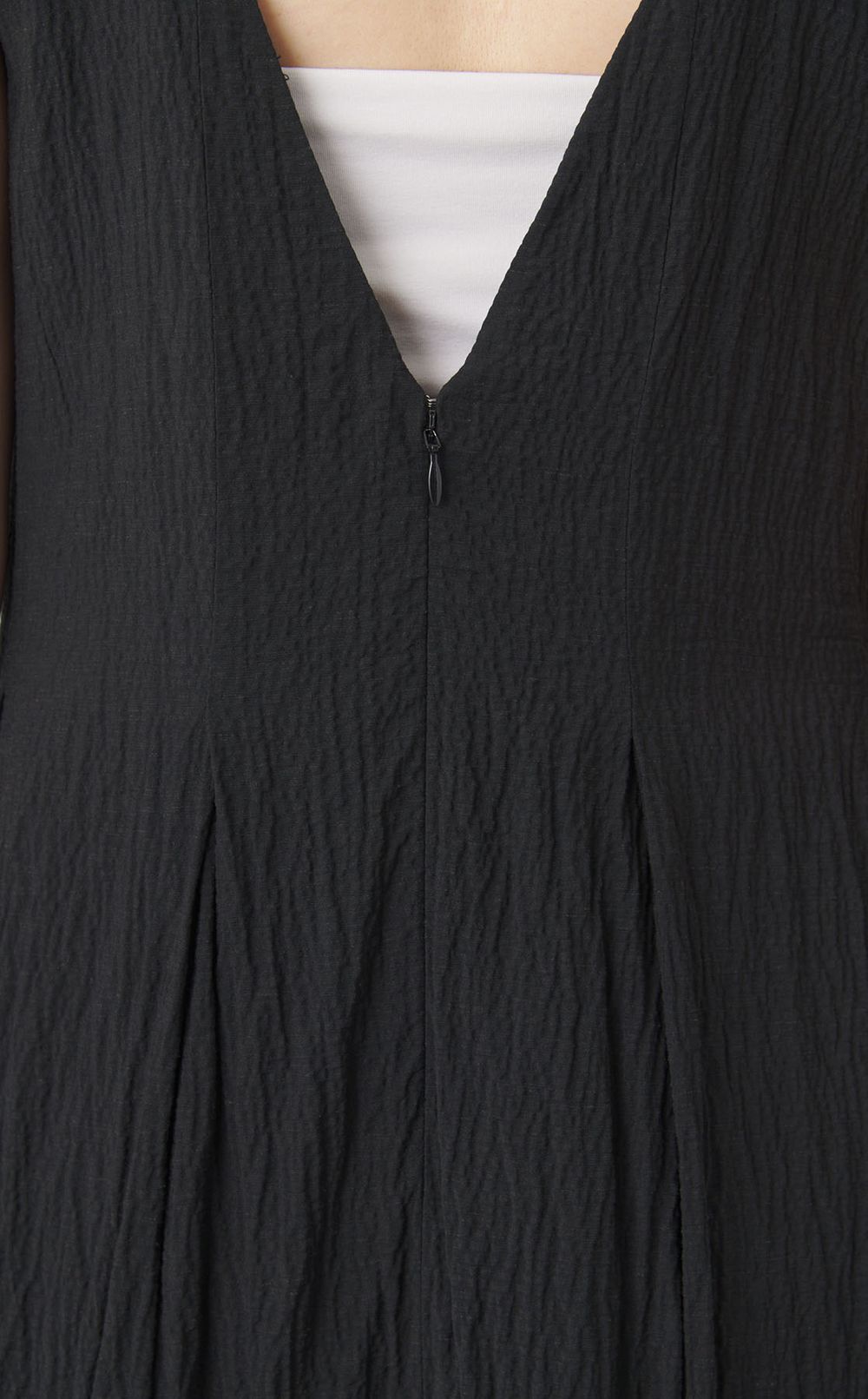 リネンサッカーロングワンピース