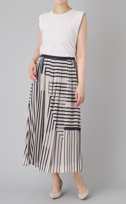 ストライプタックスカート