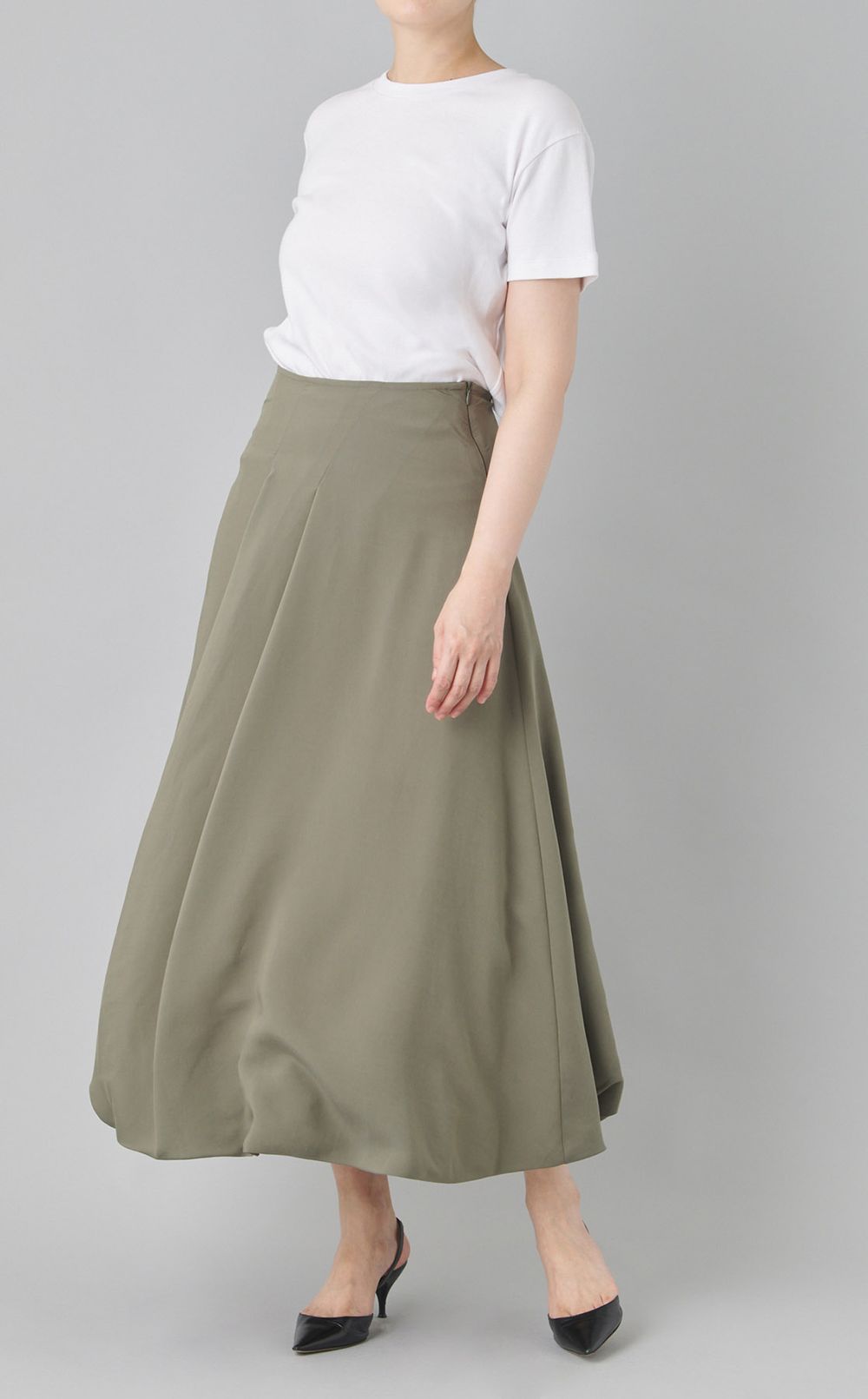 ギャザーボリュームバルーンスカート