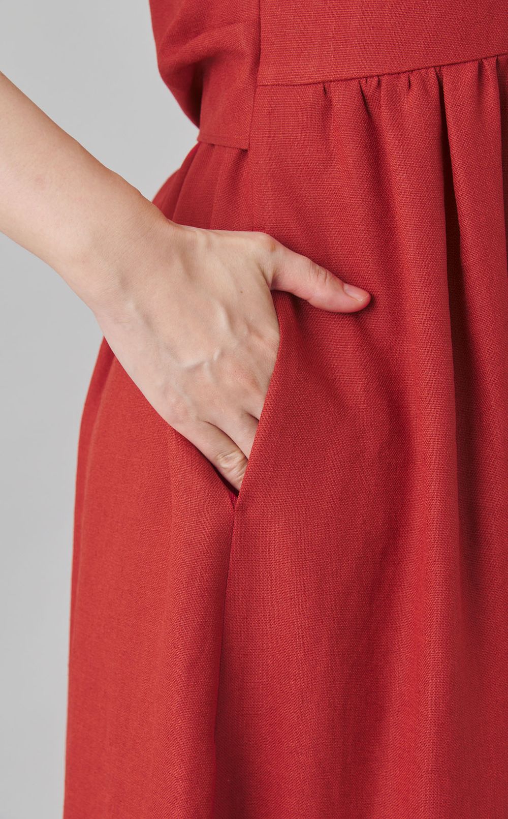 スラブバックリボンワンピース