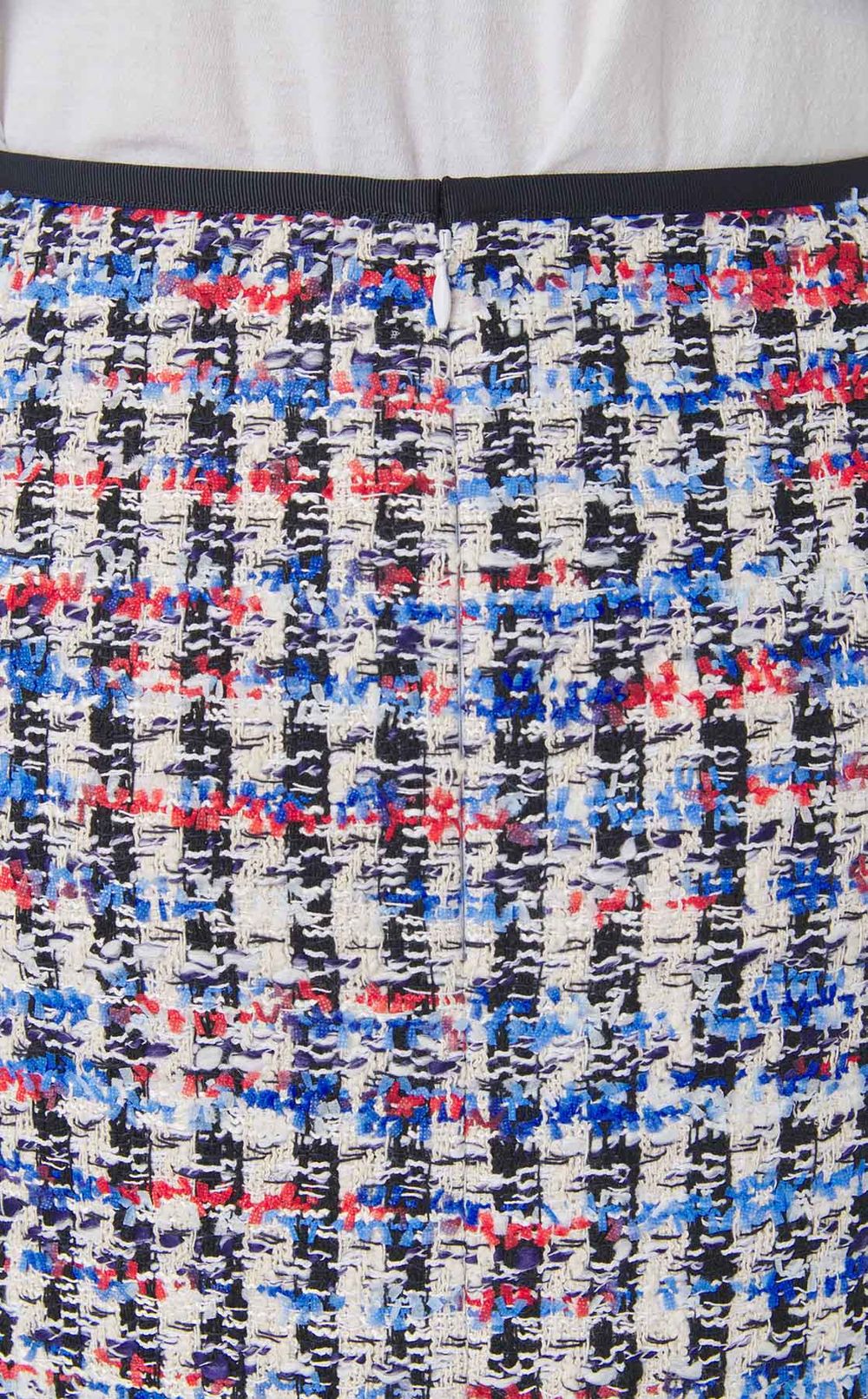 トリコロールツイードマーメイドスカート