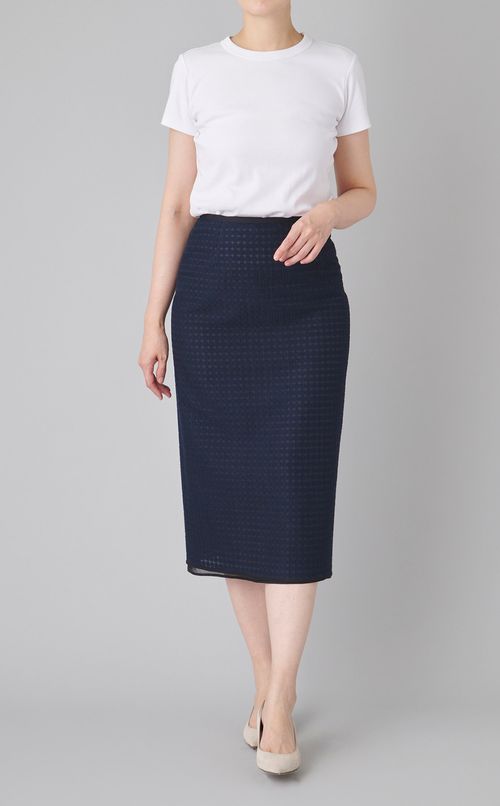 ドットタイトスカート