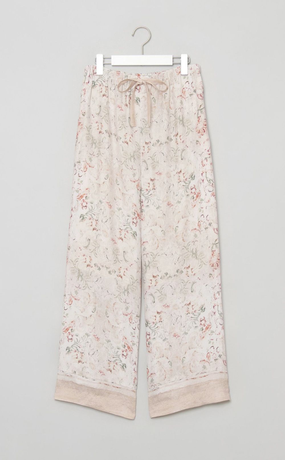 フラワープリントパンツ