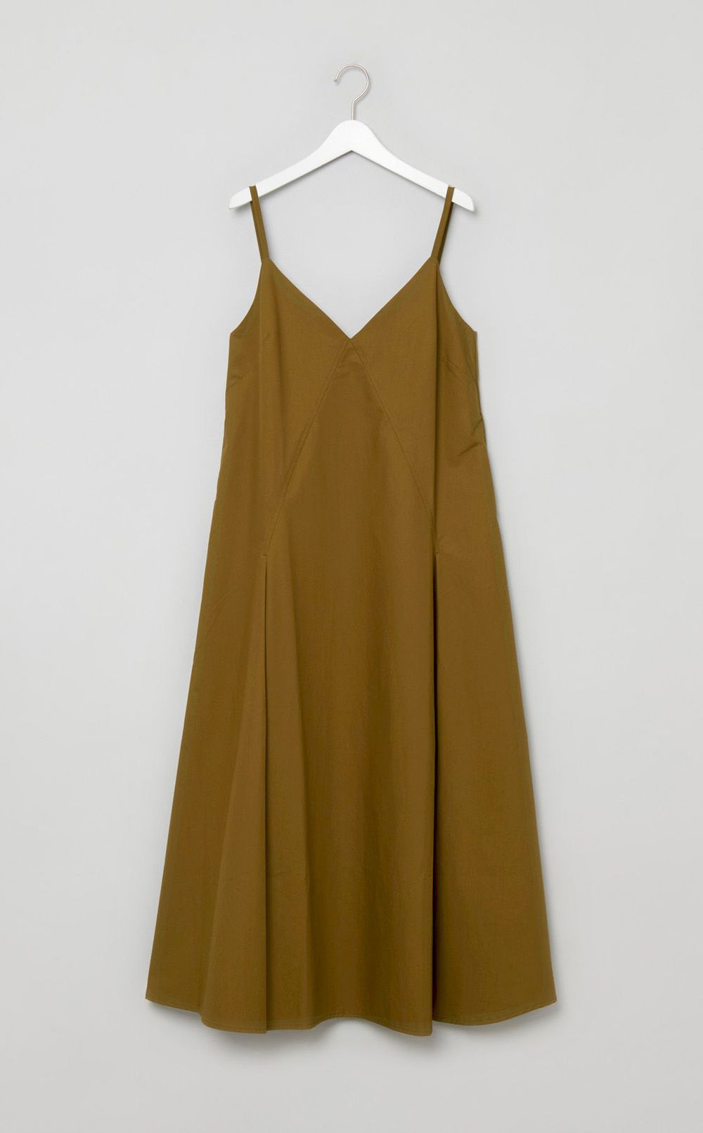 コットンVスリップワンピース