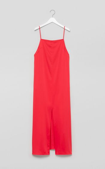 サテンキャミソールワンピース