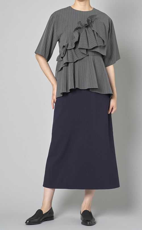 バックフレアIラインスカート