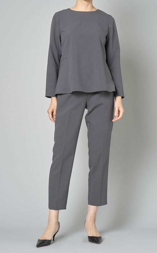 バックプリーツパンツセットアップ