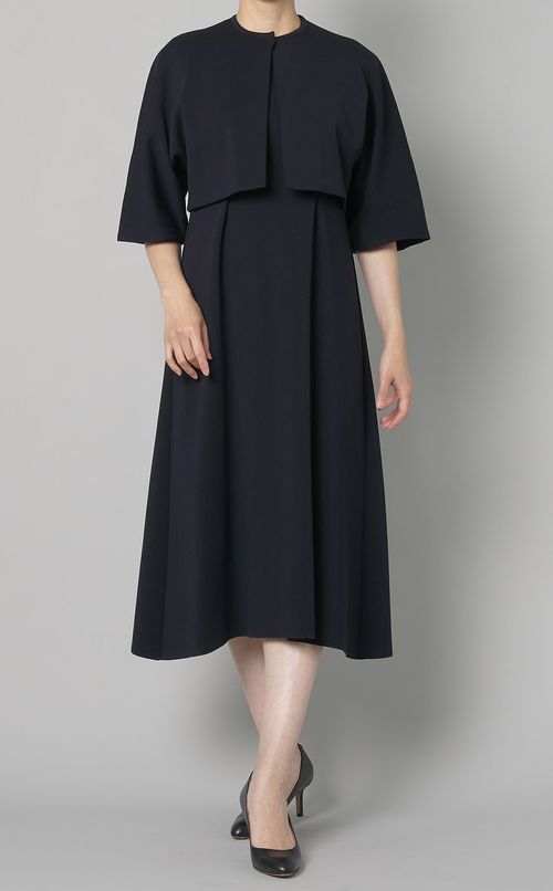 ミラノリブタックスリーブワンピース