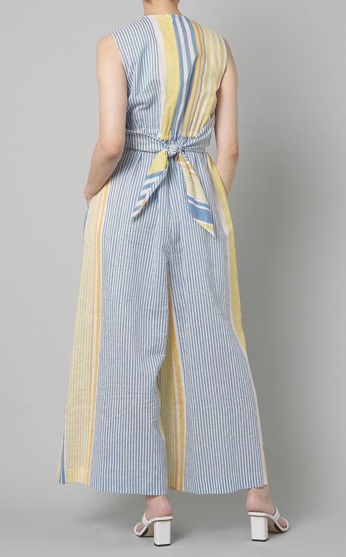 バックリボンオールインワン