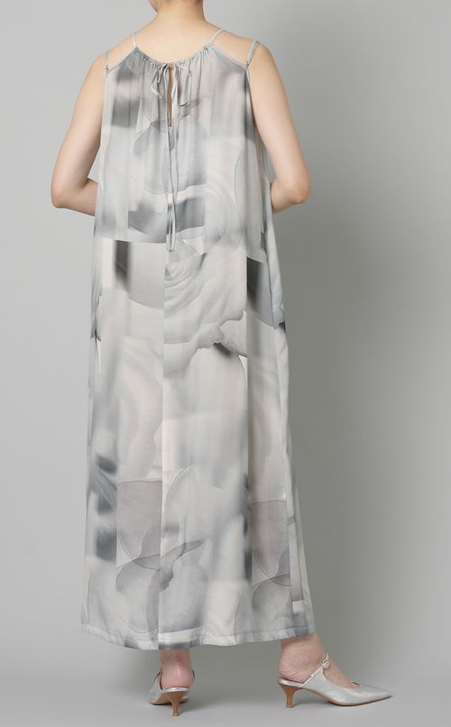 ギャザーフレアキャミソールワンピース