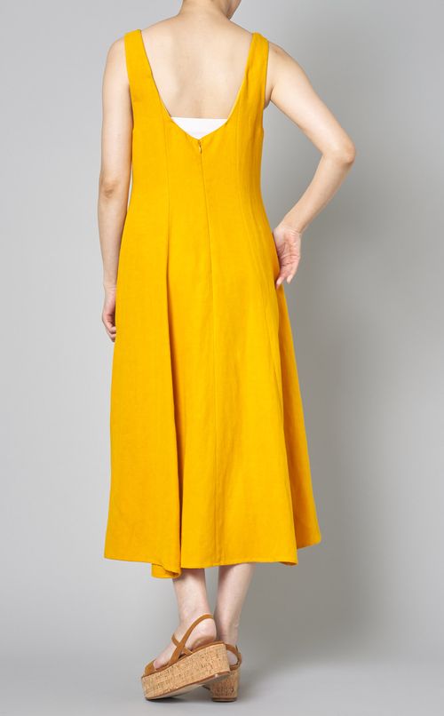 パネルスクープネックワンピース