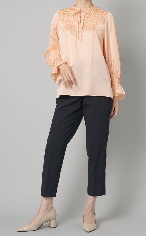 バックプリーツパンツセットアップ