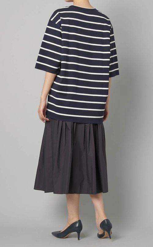 ハーフスリーブジャージプルオーバー