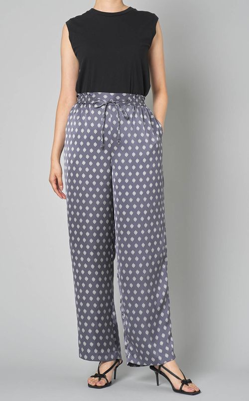 プリントドローストリングパンツ