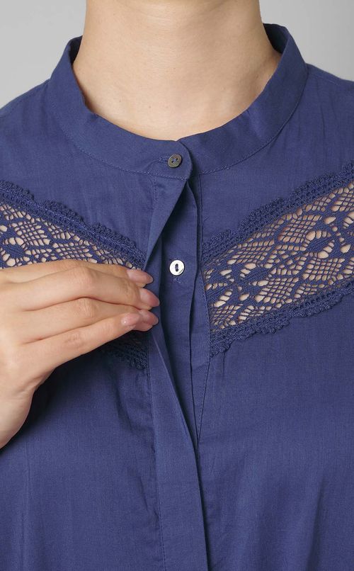 コットンボイルレースワンピース