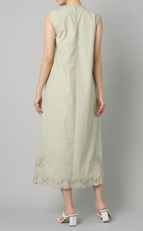 コットンスカラップレースワンピース