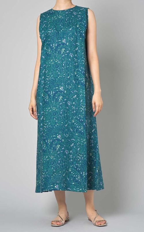 ボタニカルオーバータックドレス