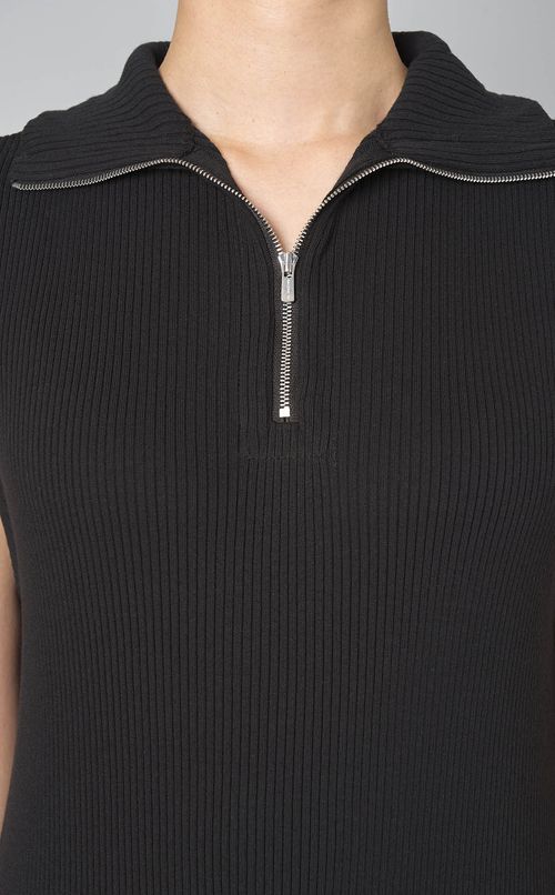 コットンウールリブカットワンピース