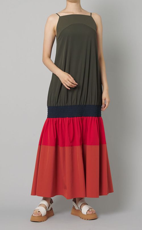 ギャザーキャミソールワンピース