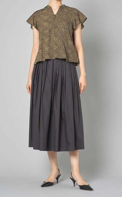 タックランダムプリーツスカート