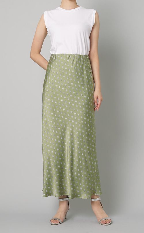 プリントマーメイドスカート