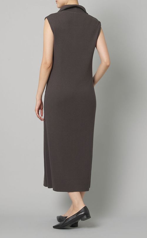 コットンウールリブカットワンピース