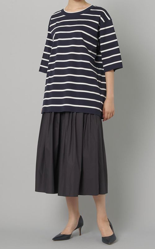 ハーフスリーブジャージプルオーバー