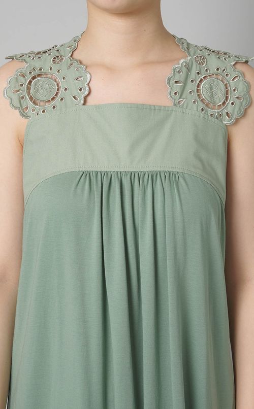 ボタニカルフラワーワンピース