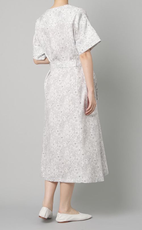 ボタニカルコートワンピース