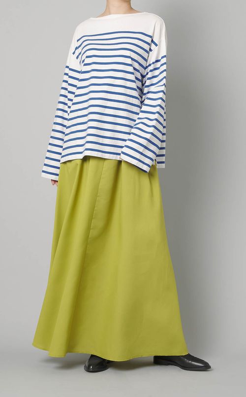 タフタギャザーロングスカート