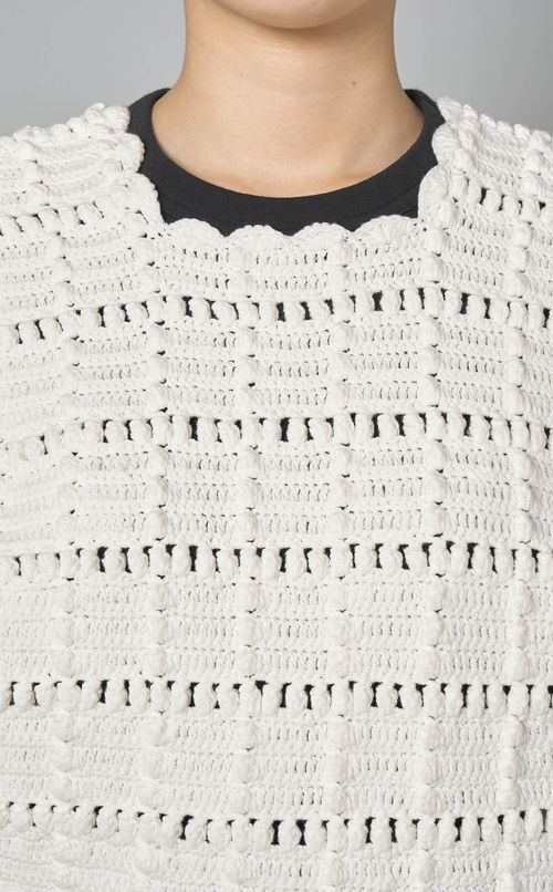 クロシェニットベスト