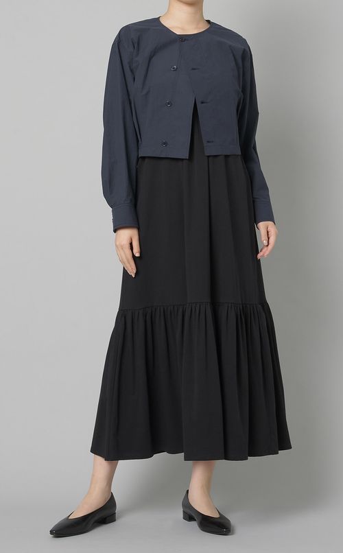 コットンナイロンショートジャケット