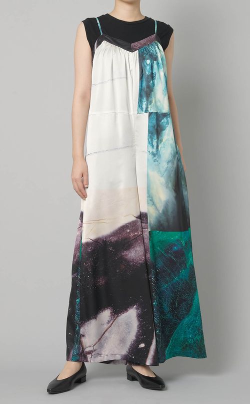 プリントキャミソールジャンプスーツ