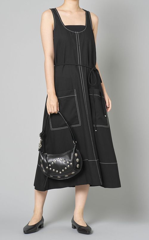 ステッチフロントポケットワンピース