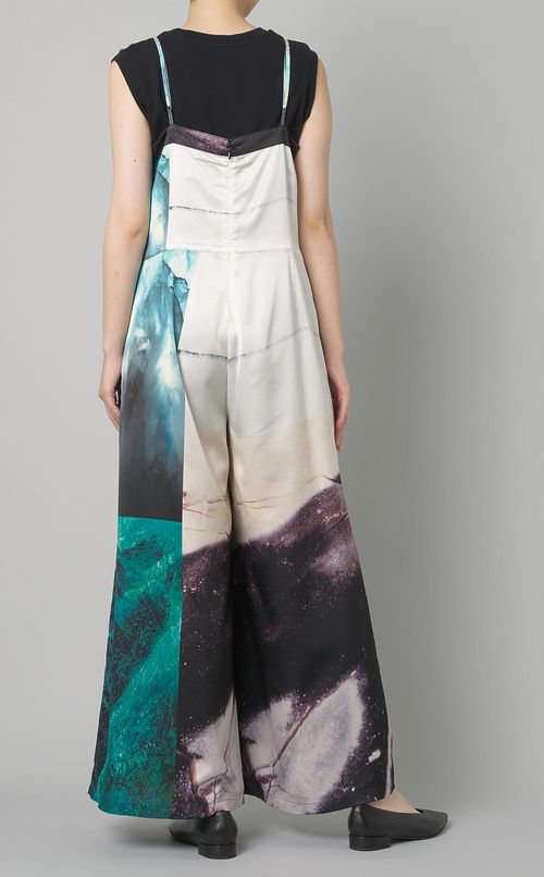 プリントキャミソールジャンプスーツ