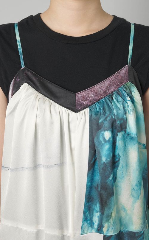 プリントキャミソールジャンプスーツ