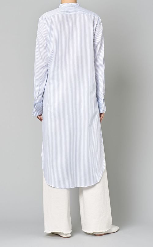 ドビーコットンブザムシャツワンピース