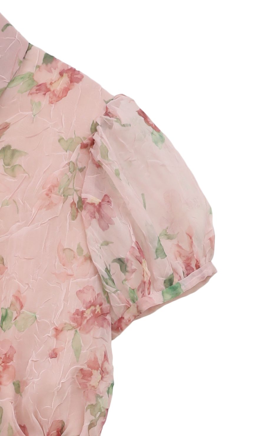 シアーフラワープリントワンピース