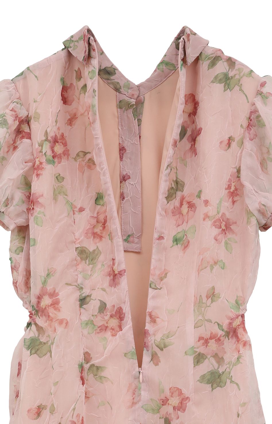 シアーフラワープリントワンピース