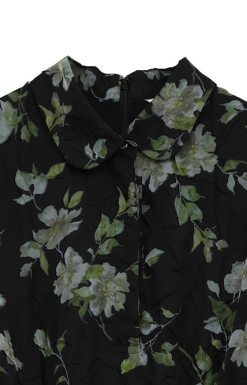 シアーフラワープリントワンピース