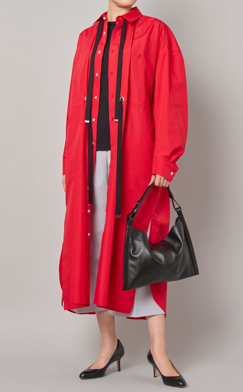 Minettaレザーショルダーバッグ